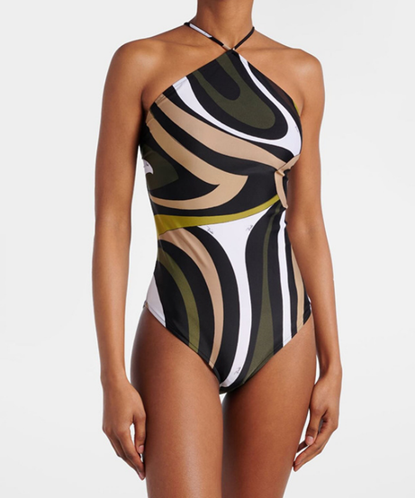 Chic Ripple Wave Halter Bodysuit - Versatile Fall Style & Layering Essential