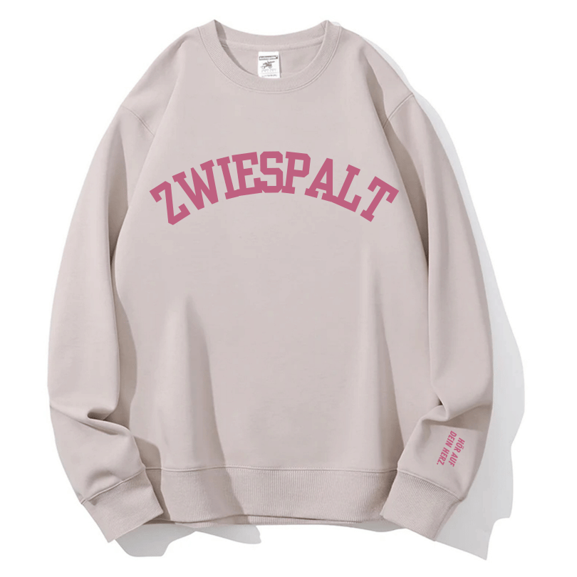 Zwiespalt "Listen to Your Heart" Cozy Crewneck Sweatshirt | Fall & Holiday Comfort for Women
