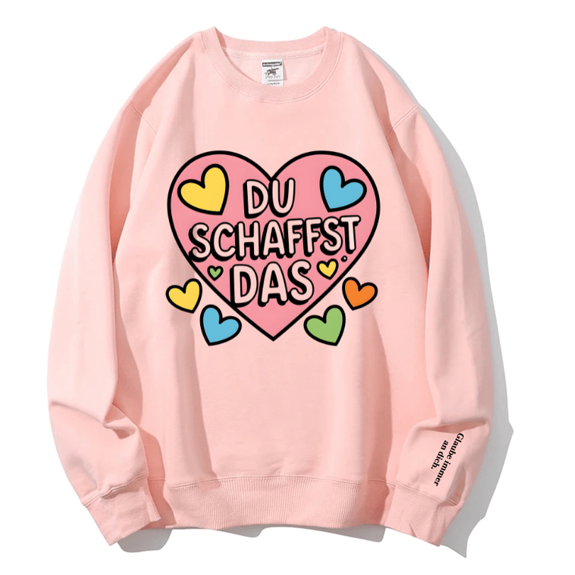 Cozy 'You Can Do It' Affirmation Sweatshirt for Women | Empowering Fall & Winter Comfort