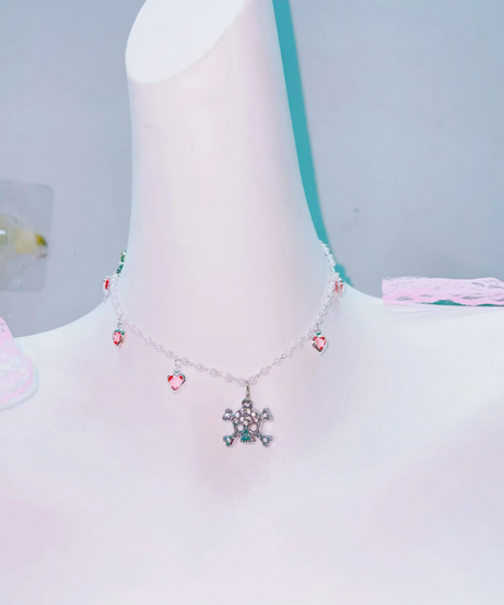 Sultry Pink & Black Lace Lingerie Set | Playful Bowknot Cami Skirt & Sheer Cape | Halloween & Fall Romance