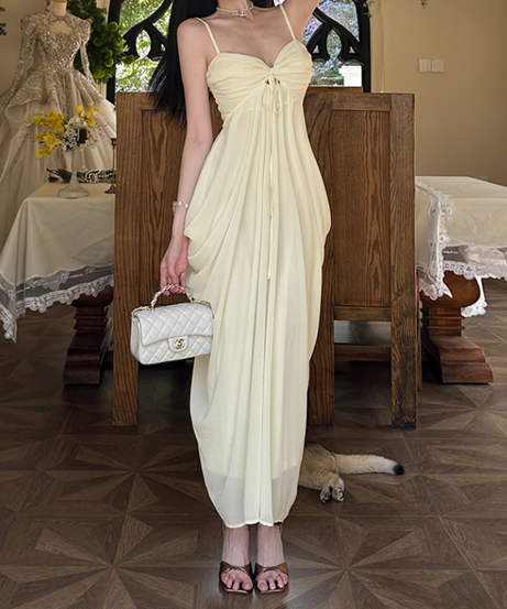 Effortless Elegance: Ruched Tie-Front Flowy Maxi Dress – Your Chic Fall Getaway & Resort Essential