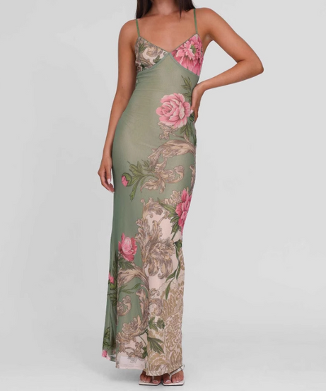 Vibrant Blue Floral & Leopard Print Maxi Dress - Your Chic Fall Getaway Essential