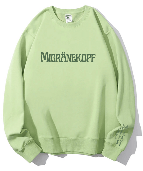 Cozy Migraine Awareness Sweatshirt for Women - 'Listen to Your Body' Self-Care Crewneck