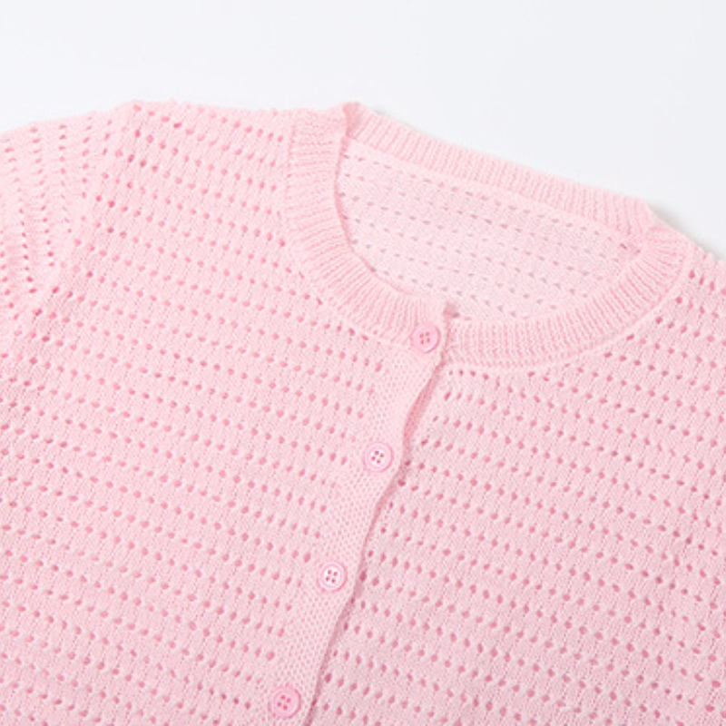 Effortless Blush Pink Open-Knit Cardigan & Wide-Leg Pant Set – Your Cozy Fall Lounge Essential