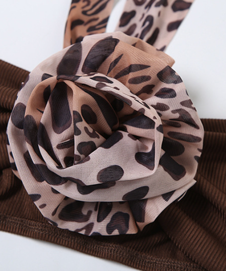 Chic Leopard Print 3-Piece Halter Bandeau & Mesh Maxi Skirt Set – Your Ultimate Vacation & Resort Wear