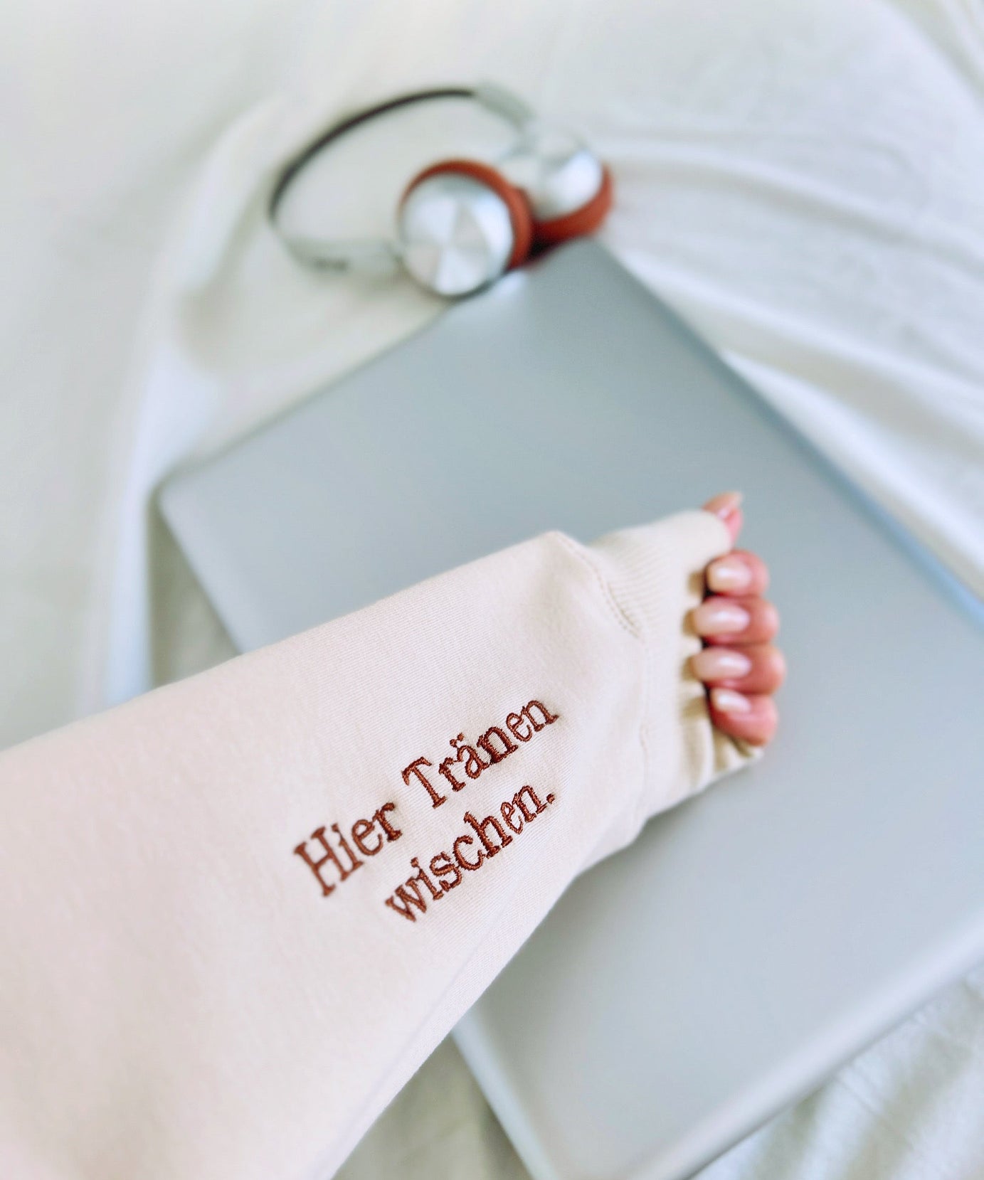 Authentically Cool: "Cool But Emotional" Cozy Crewneck Sweatshirt | Fall & Holiday Comfort