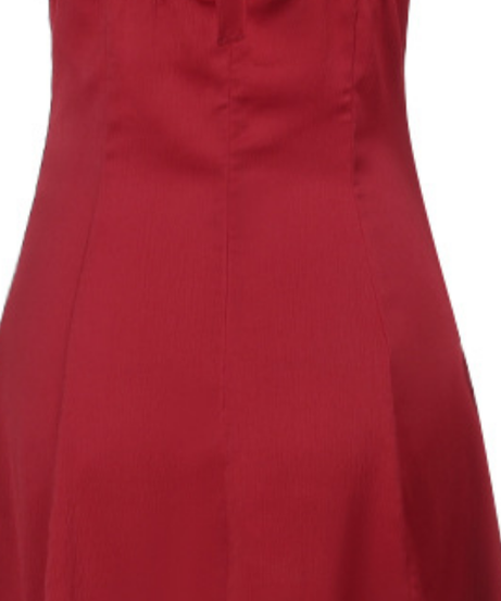 Showstopper Red Halter Mini Dress - Your Go-To for Fall Festivities & Holiday Parties