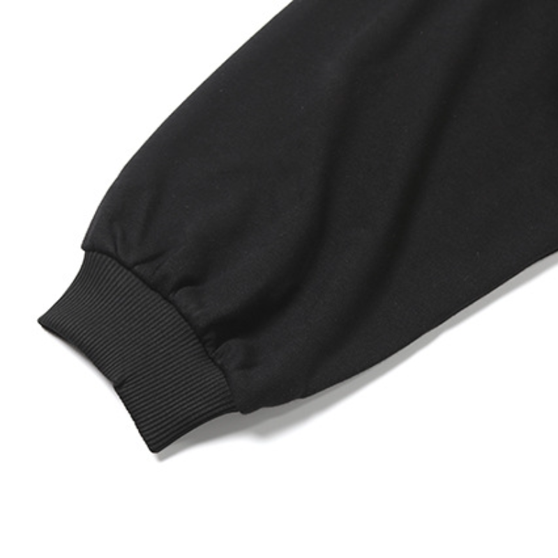 Serendipity Gothic Chic Cropped Hoodie & Shorts Set - Your Go-To Fall Loungewear