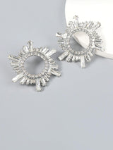 Anisa Crystal Hoop Earrings