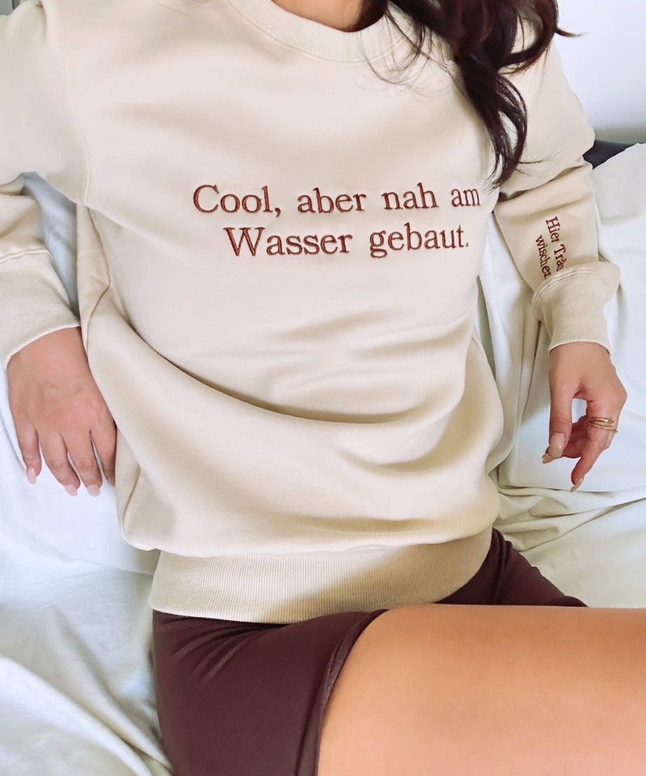 Authentically Cool: "Cool But Emotional" Cozy Crewneck Sweatshirt | Fall & Holiday Comfort