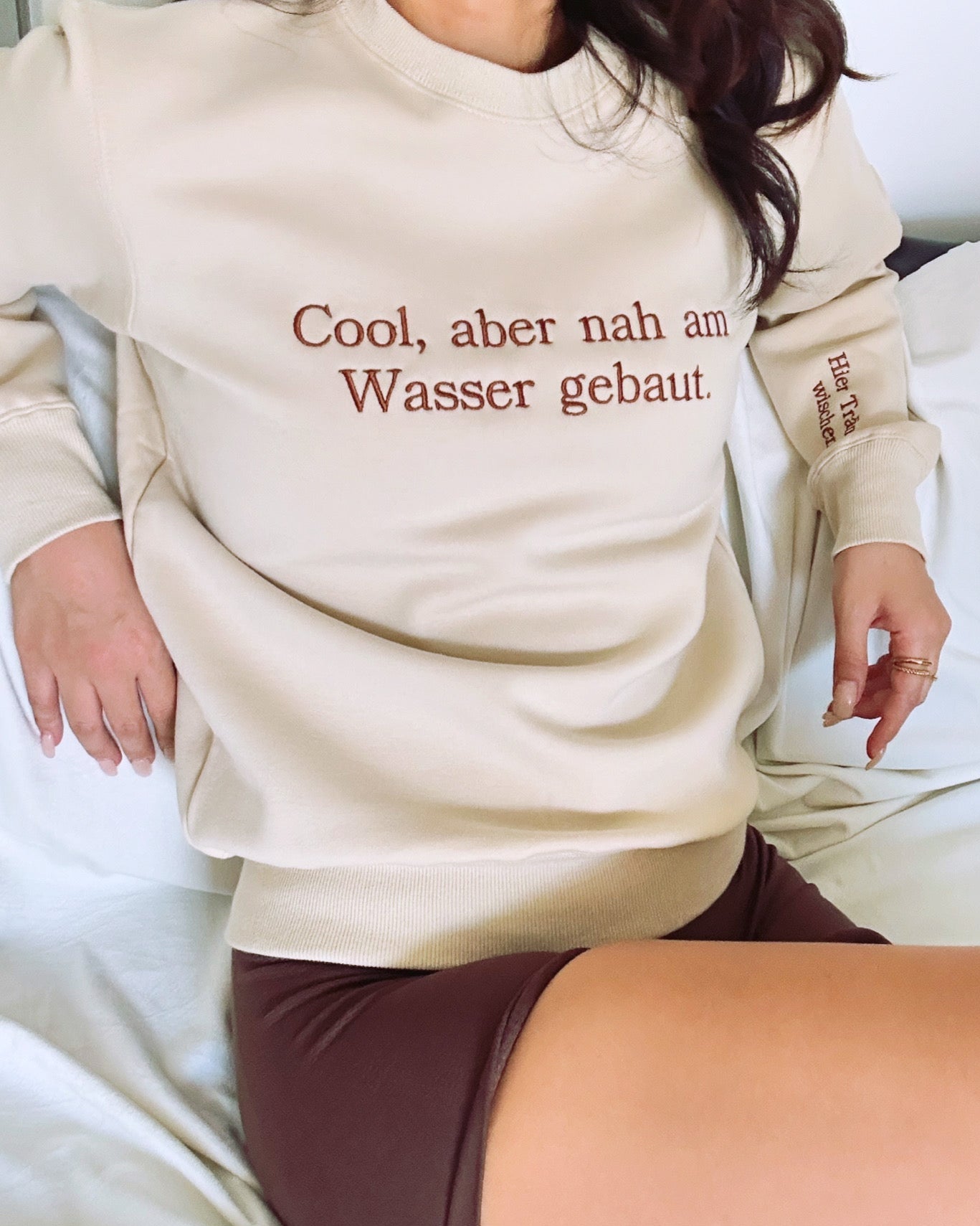 Authentically Cool: "Cool But Emotional" Cozy Crewneck Sweatshirt | Fall & Holiday Comfort