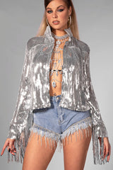 Breighlyn Sequin Short Outwear