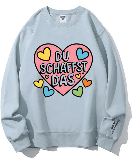 Cozy 'You Can Do It' Affirmation Sweatshirt for Women | Empowering Fall & Winter Comfort