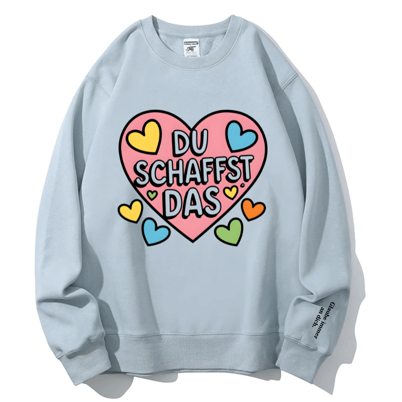 Cozy 'You Can Do It' Affirmation Sweatshirt for Women | Empowering Fall & Winter Comfort