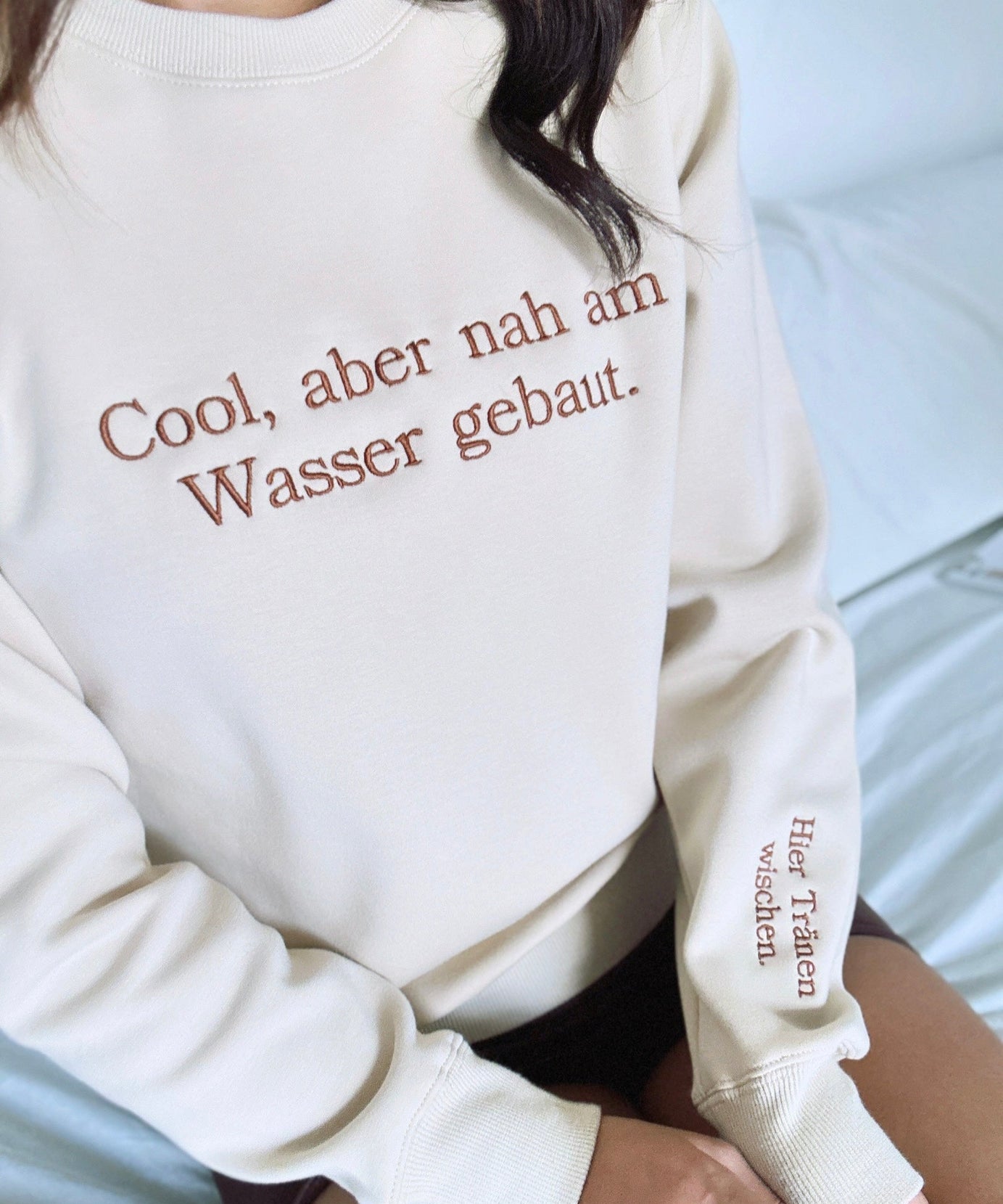 Authentically Cool: "Cool But Emotional" Cozy Crewneck Sweatshirt | Fall & Holiday Comfort