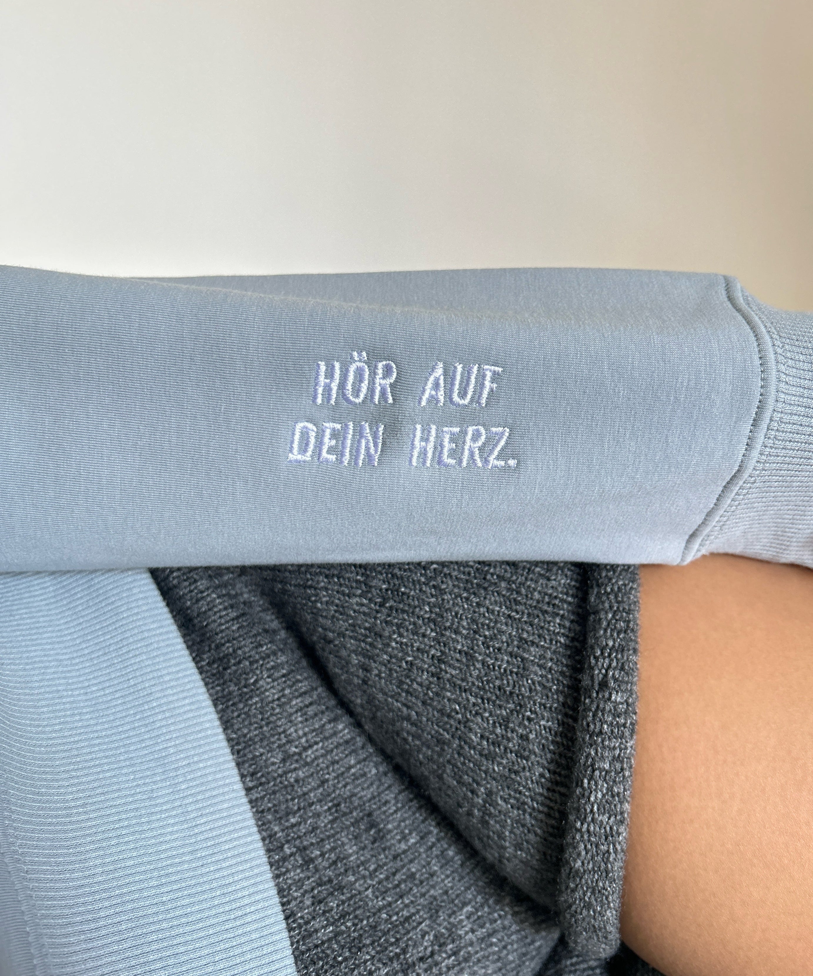 Mindful 'Zwiespalt' Crewneck Sweatshirt - Listen to Your Heart Message | Ultimate Fall/Winter Comfort