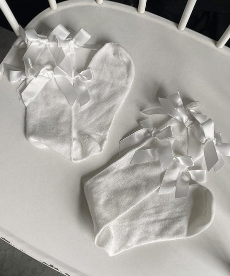 Charming Bow Detail Knee-High Socks | Cozy Fall & Coquette Style