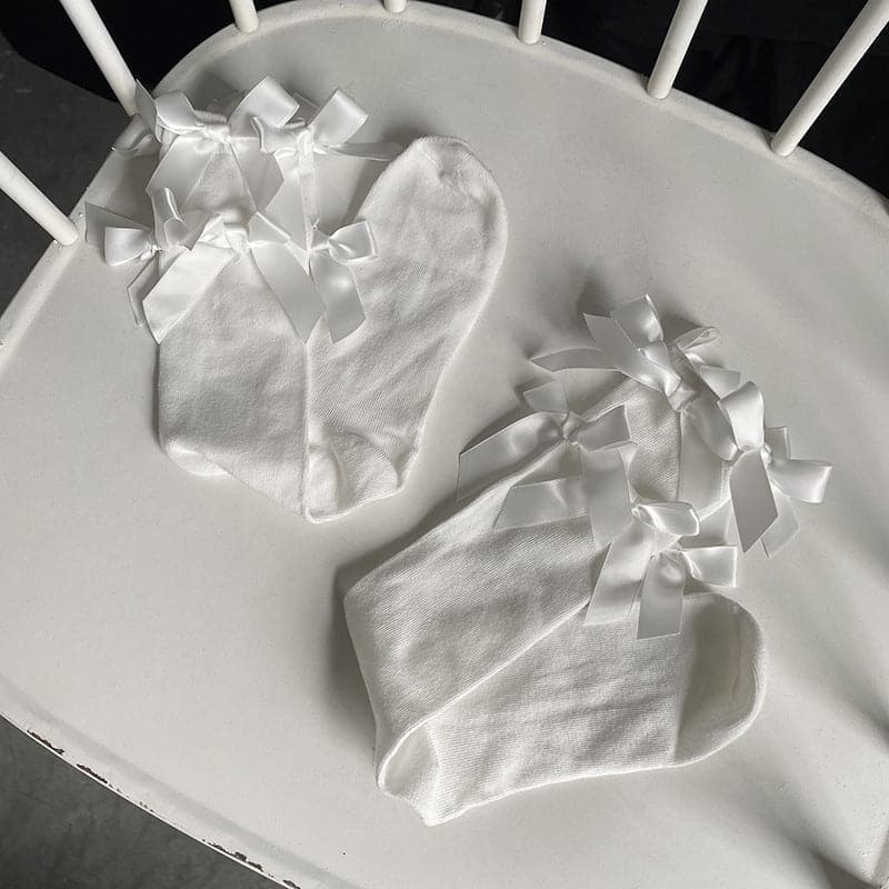 Charming Bow Detail Knee-High Socks | Cozy Fall & Coquette Style