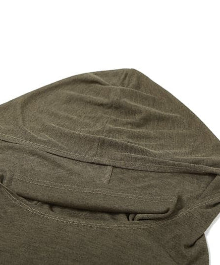 Effortless Fall Chic: Olive Green Cowl Neck Maxi Dress with Sassy Side Slits & Tie Waist