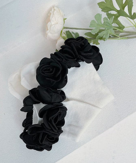 Coquette Rose Applique Ankle Socks - Whimsical Fall & Halloween Style for Women