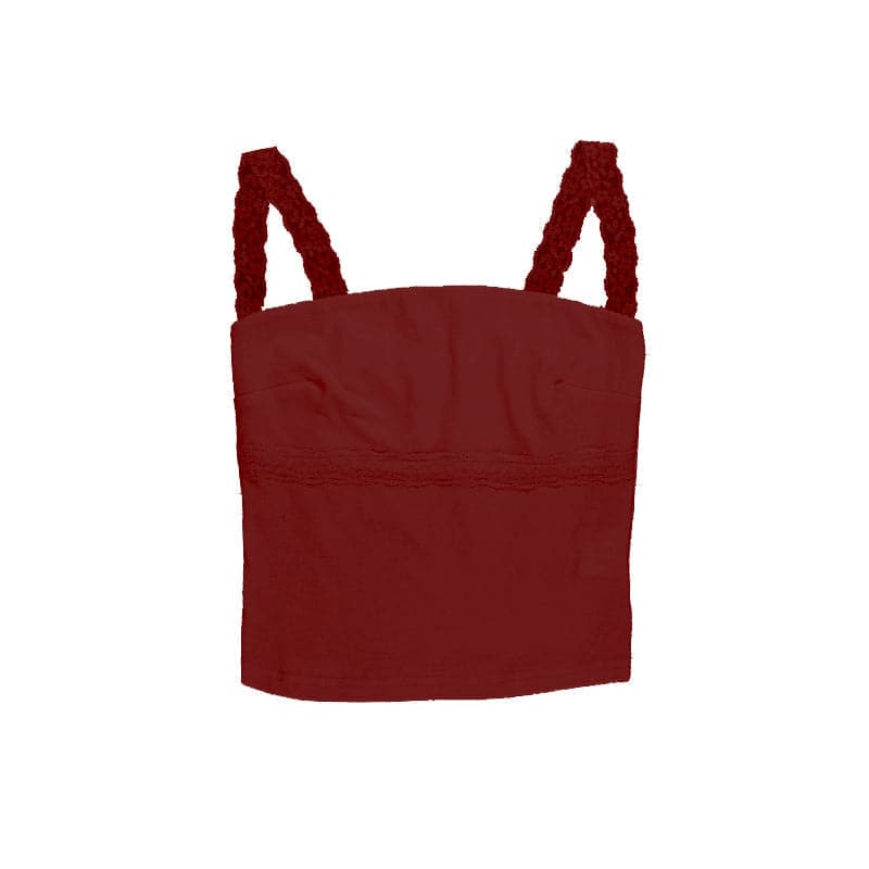 Chic Backless Lace Trim Cami Top - Your Perfect Fall Layering & Statement Piece