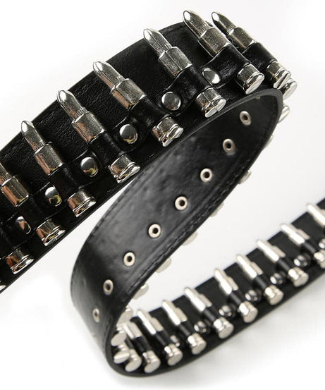 Unleash Your Edge: Black Studded Vegan Leather Belt – The Ultimate Fall & Halloween Accessory for Women