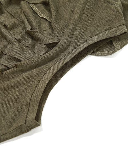 Effortless Fall Chic: Olive Green Cowl Neck Maxi Dress with Sassy Side Slits & Tie Waist