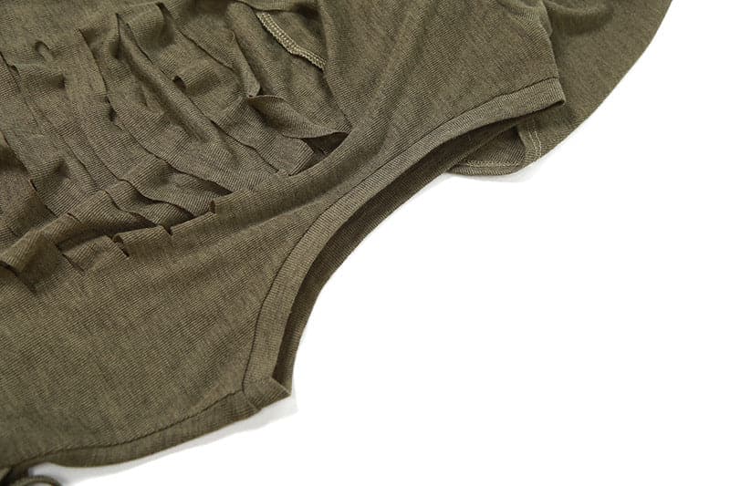 Effortless Fall Chic: Olive Green Cowl Neck Maxi Dress with Sassy Side Slits & Tie Waist