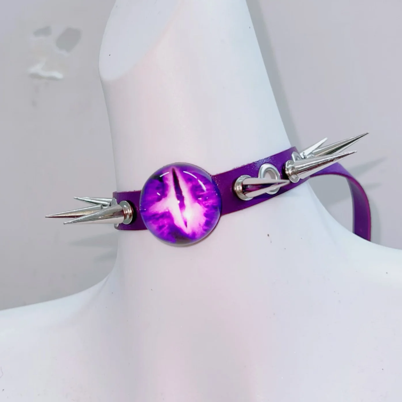 Spooky Chic Purple Fluffy Skull Rave Set | Edgy Halloween Costume & Festival Two-Piece