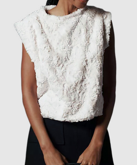 Cozy Chic Faux Shearling Cap Sleeve Top – Your Essential Fall & Winter Wardrobe Staple