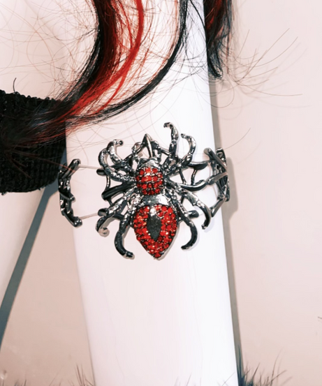 Bewitching Black Faux Fur & Spider Web Maxi Dress - Halloween & Holiday Party Statement