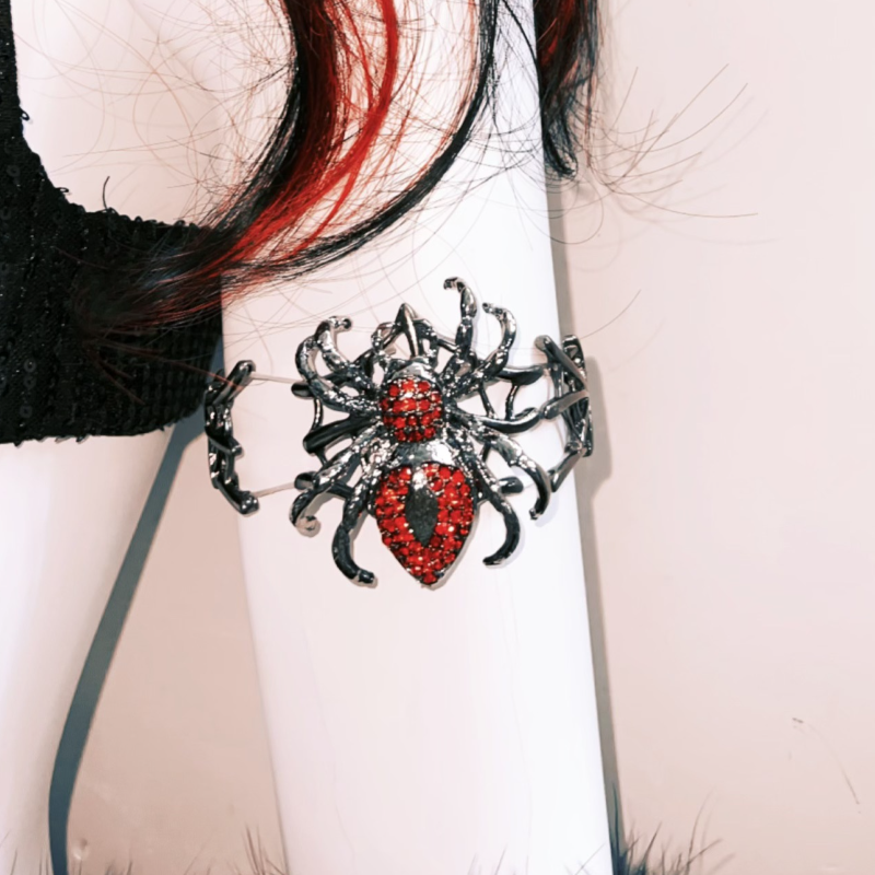 Bewitching Black Faux Fur & Spider Web Maxi Dress - Halloween & Holiday Party Statement