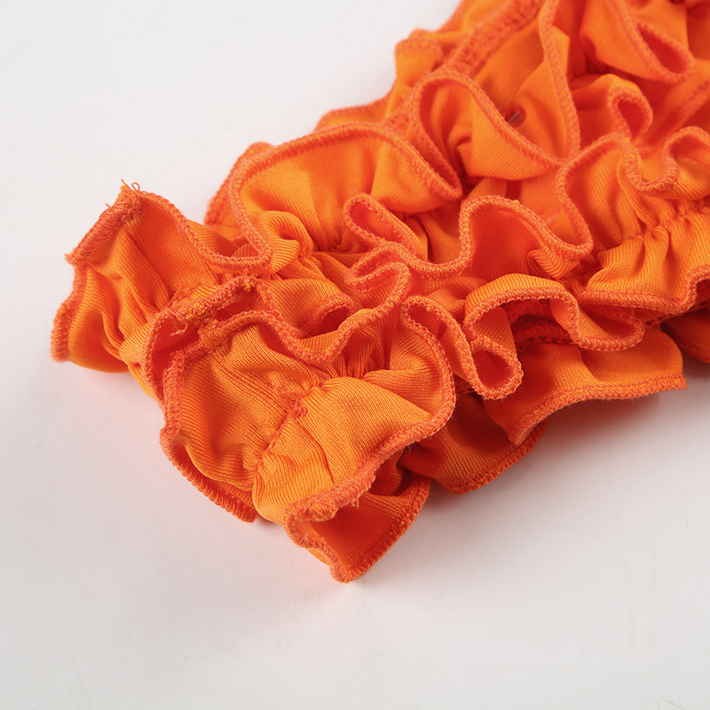 Jamsur Vibrant Ruffle Cami & Shorts Lounge Set – Cozy Chic for Fall Evenings & Tropical Escapes