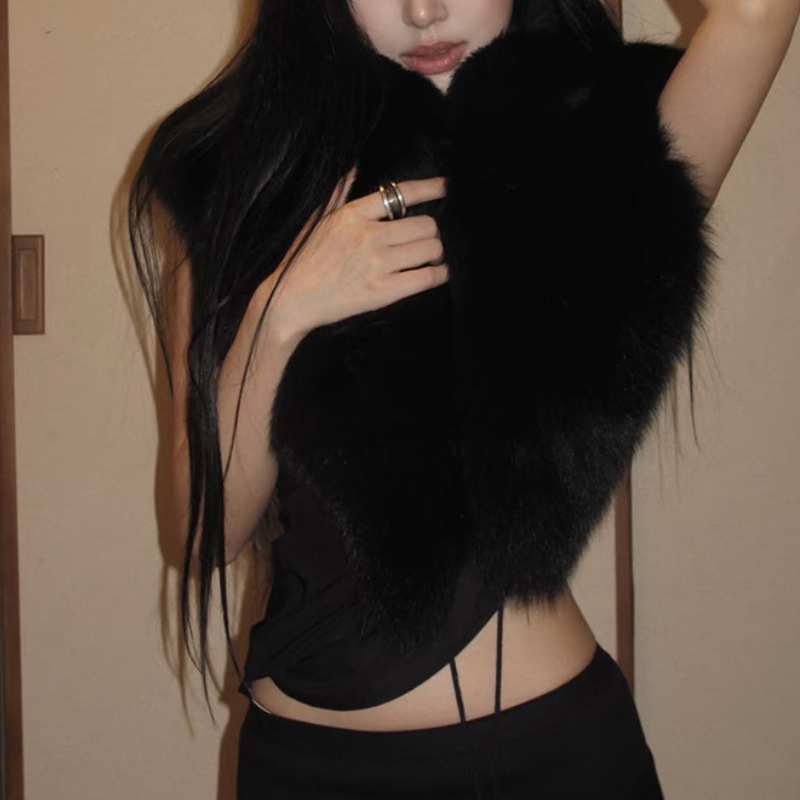 Effortless Chic Faux Fur Shrug Wrap – Your Ultimate Fall & Holiday Layering Statement