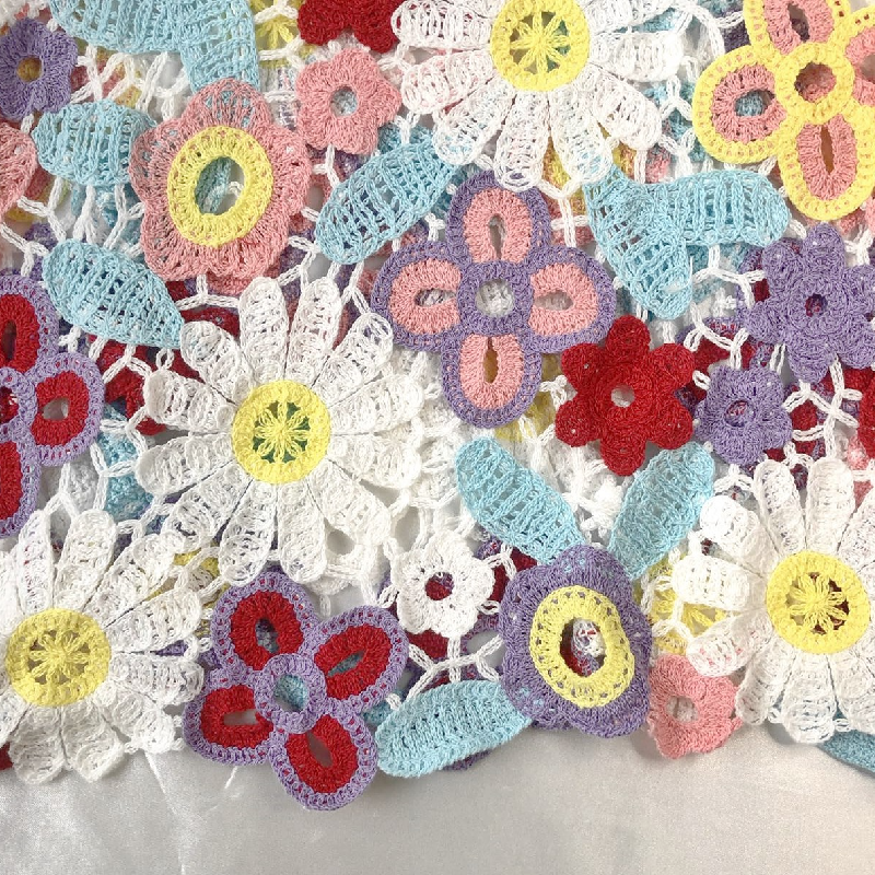 Vibrant Floral Crochet Cami Top - Boho Knit for Sunny Escapes & Chic Fall Layering