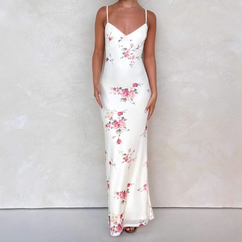 Vibrant Blue Floral & Leopard Print Maxi Dress - Your Chic Fall Getaway Essential