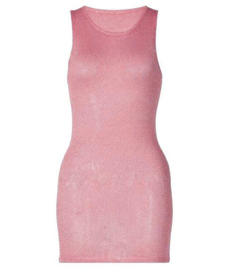 Aqua Shimmer Knit Mini Dress – Your Fall Layering & Party Essential