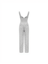 Roan Sequin Tweed Jumpsuit