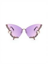 Tierney Butterfly Crystal Sunglasses