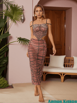 Numair Printed Mesh Skirt Set