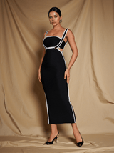 Narelle Pinafore Bandage Skirt Set