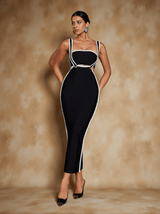 Narelle Pinafore Bandage Skirt Set