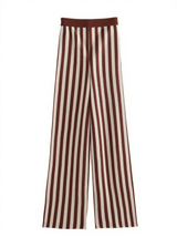 Eurydice Stripe Knitted Pants Set