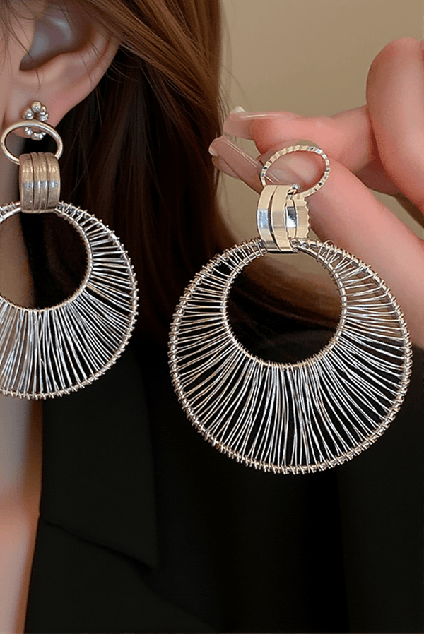 Audrina Hoop Large Circle Earrings