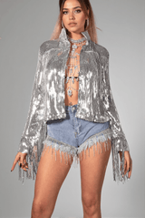 Breighlyn Sequin Short Outwear