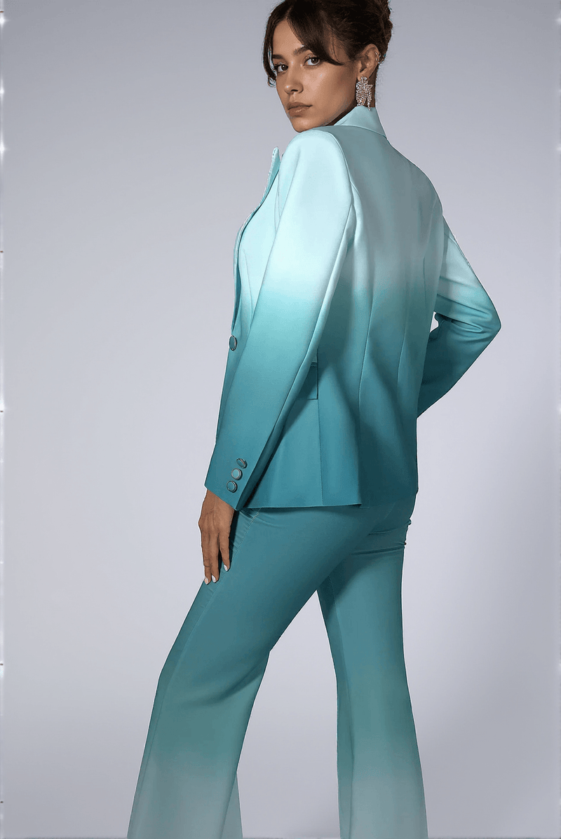 Capucine Gradient Pocket Blazer Set