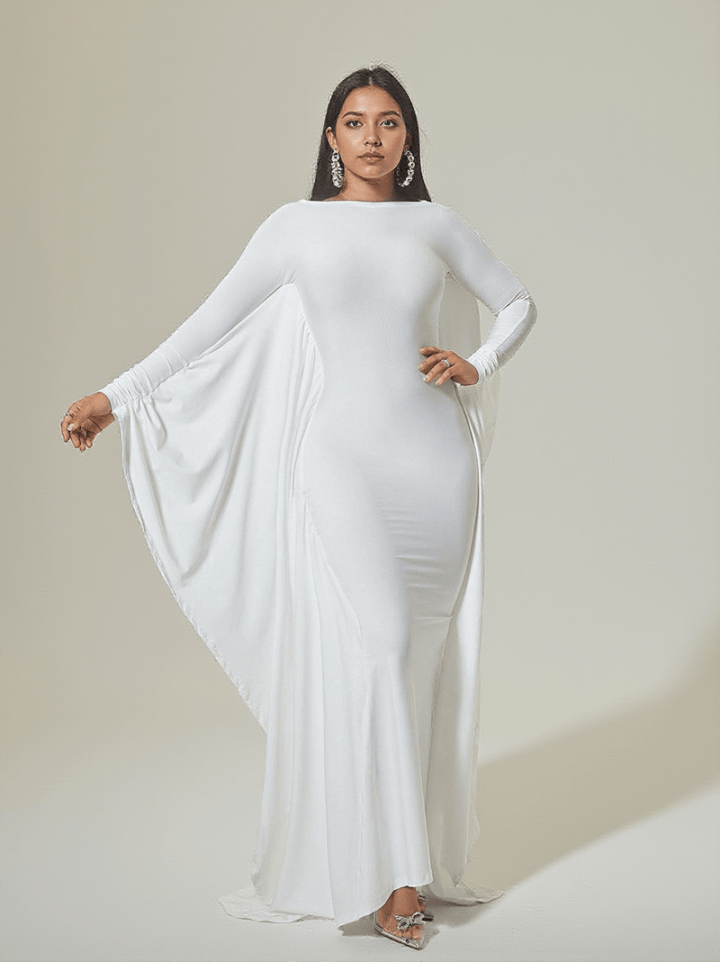 Eirene Dolman Sleeve Maxi Dress