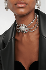 Anslie Pearl Diamond Layer Necklace