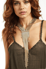 Emmaline Multilayer Fringe Necklace