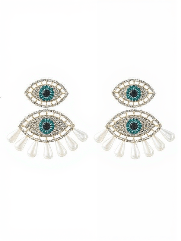 Eye Pearls Earrings